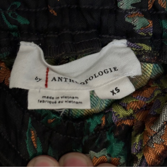 Anthropologie Somerset Pull-On Pants: Cropped Jacquard Edition - Picture 7 of 7